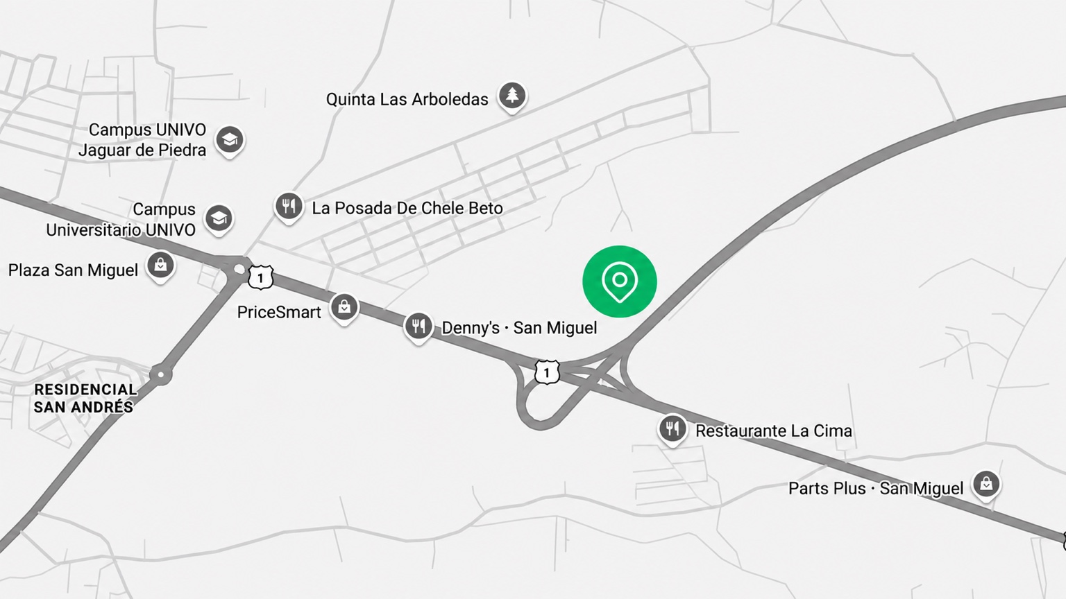 Mapa de la ubicación de Ópera Mall y los principales comercios cercanos